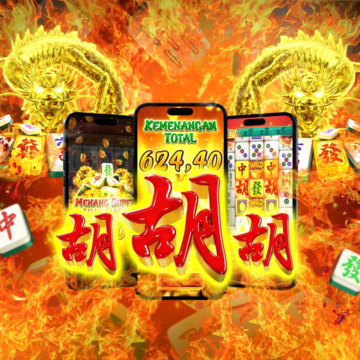 Simbol wild dan scatter di Mahjong Ways 2
